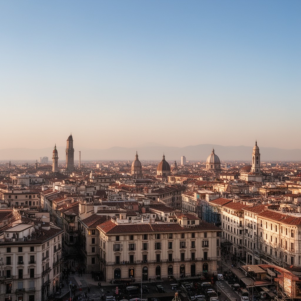 AI-generated illustration of Milan