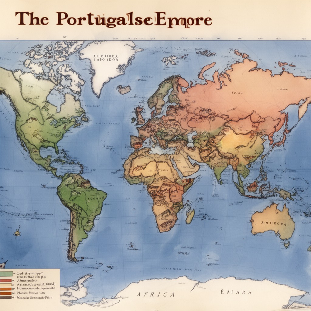 AI-generated illustration of Portuguese Empire