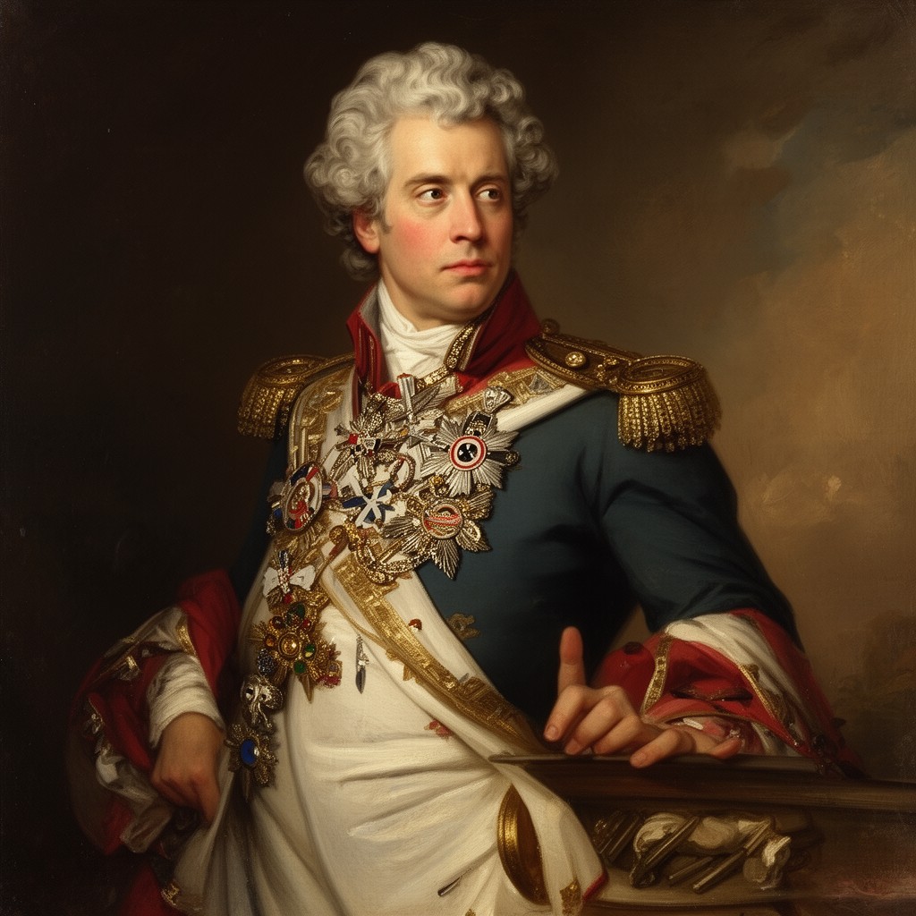 AI-generated illustration of Prince Ferdinand of Brunswick
