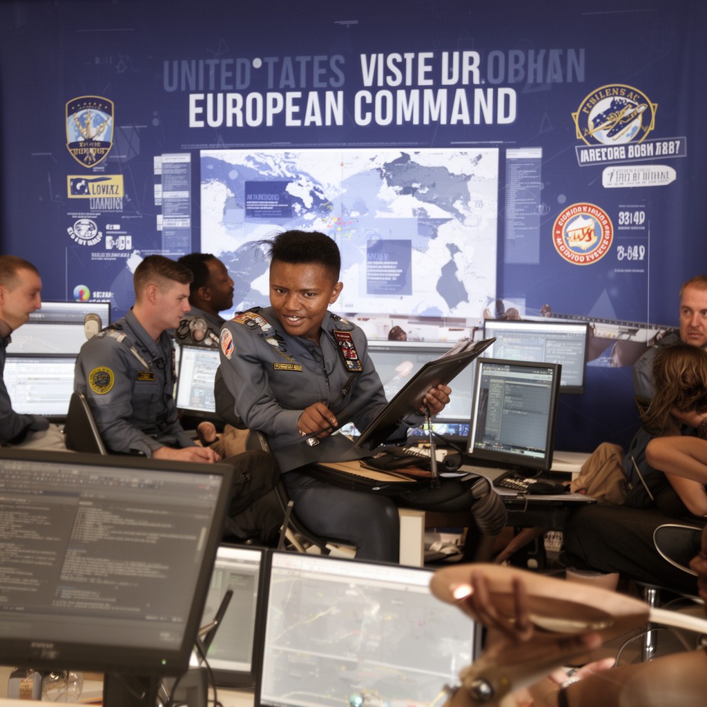 AI-generated illustration of United States European Command