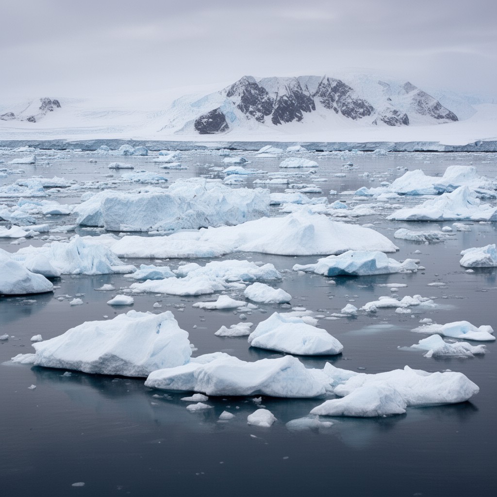 AI-generated illustration of Argentine Antarctica