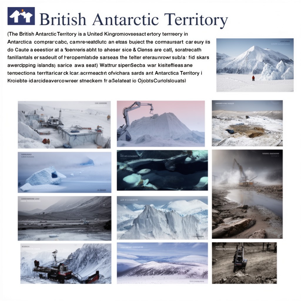 AI-generated illustration of British Antarctic Territory