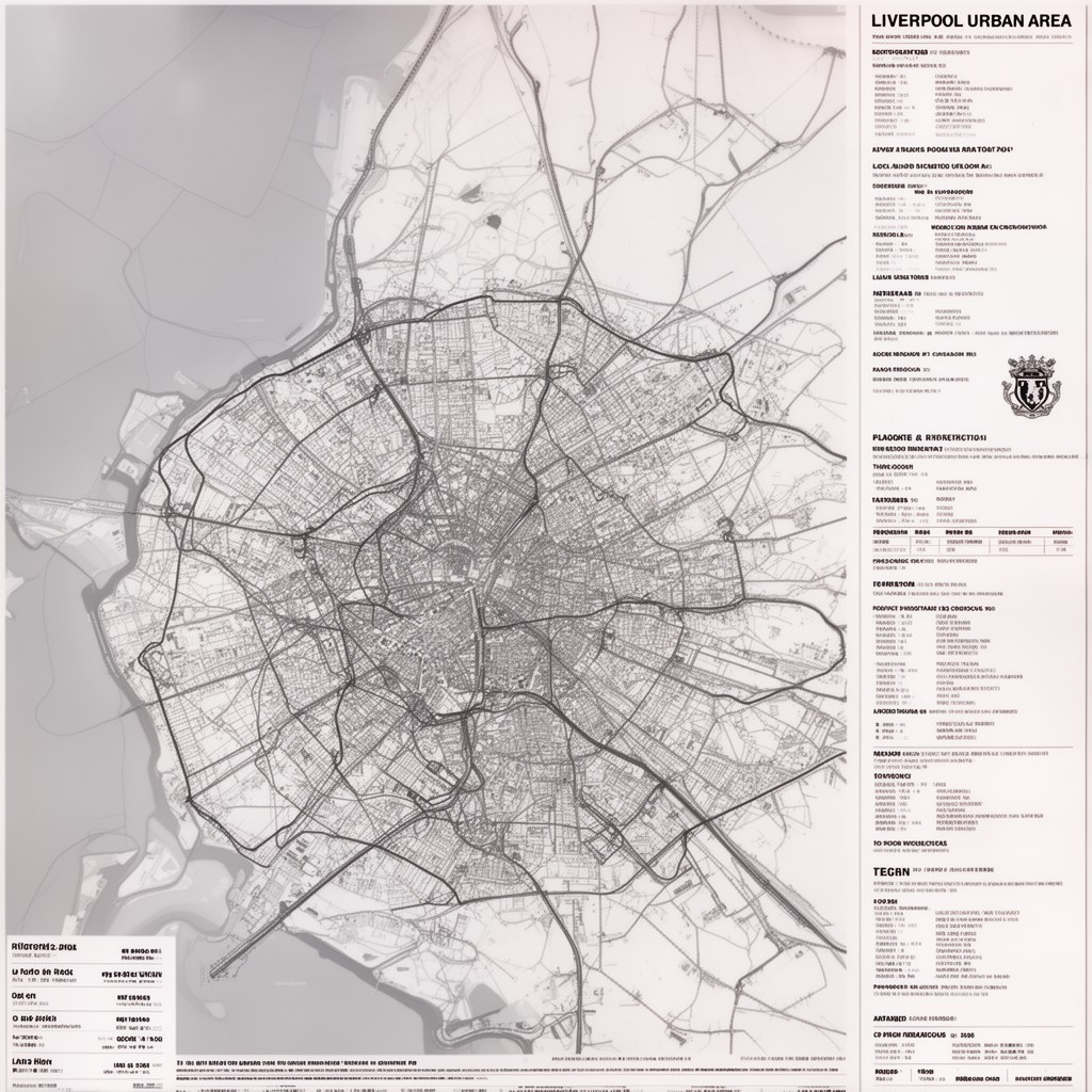 AI-generated illustration of Liverpool Urban Area