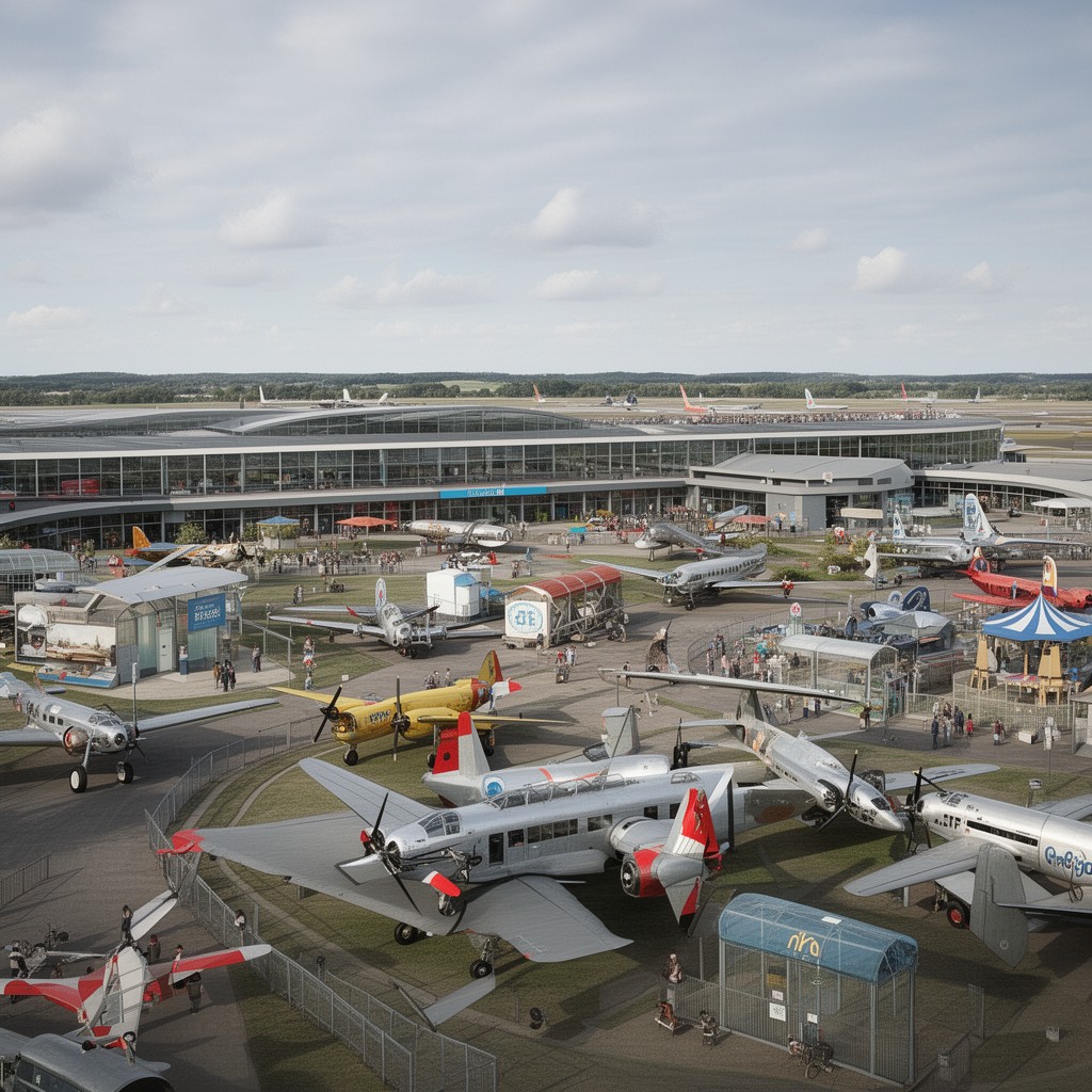 AI-generated illustration of Runway Visitor Park