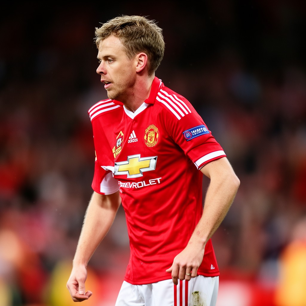 AI-generated illustration of Paul Scholes