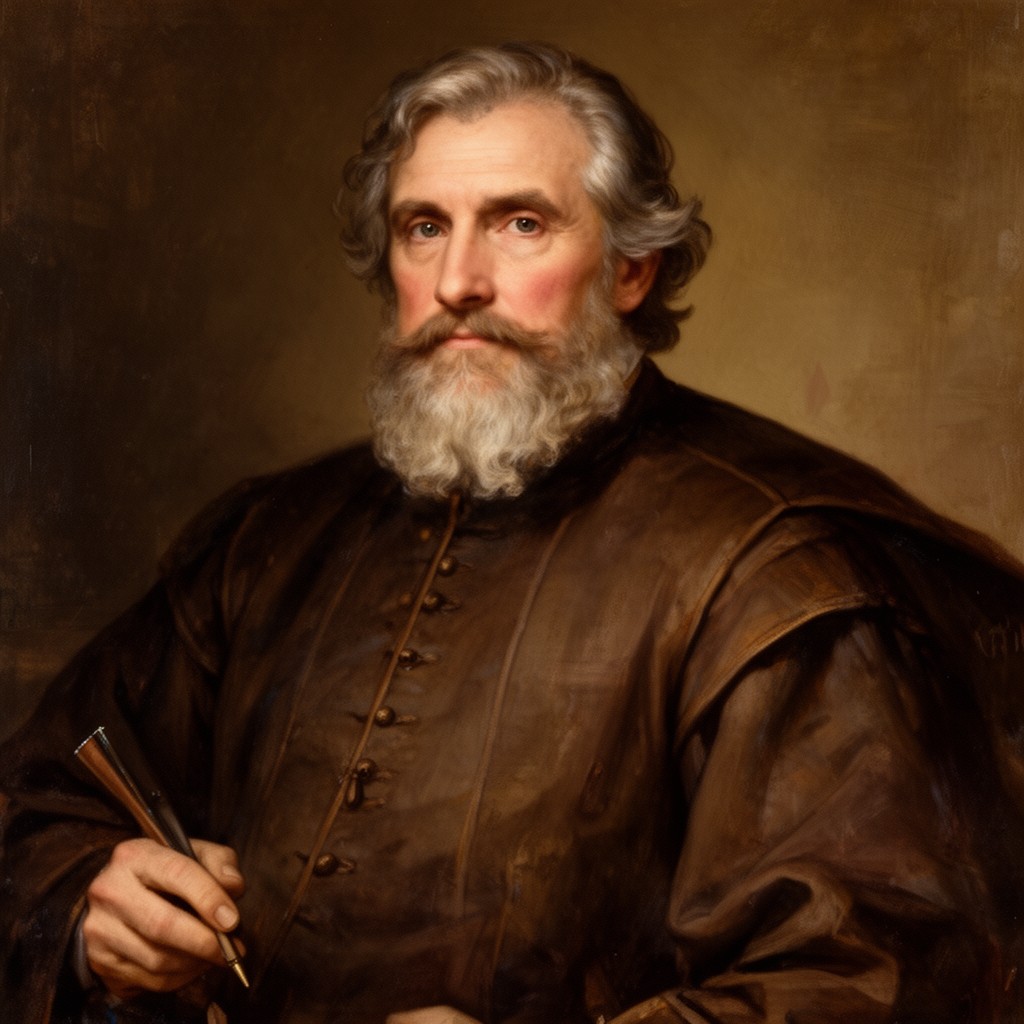 AI-generated illustration of John Knox