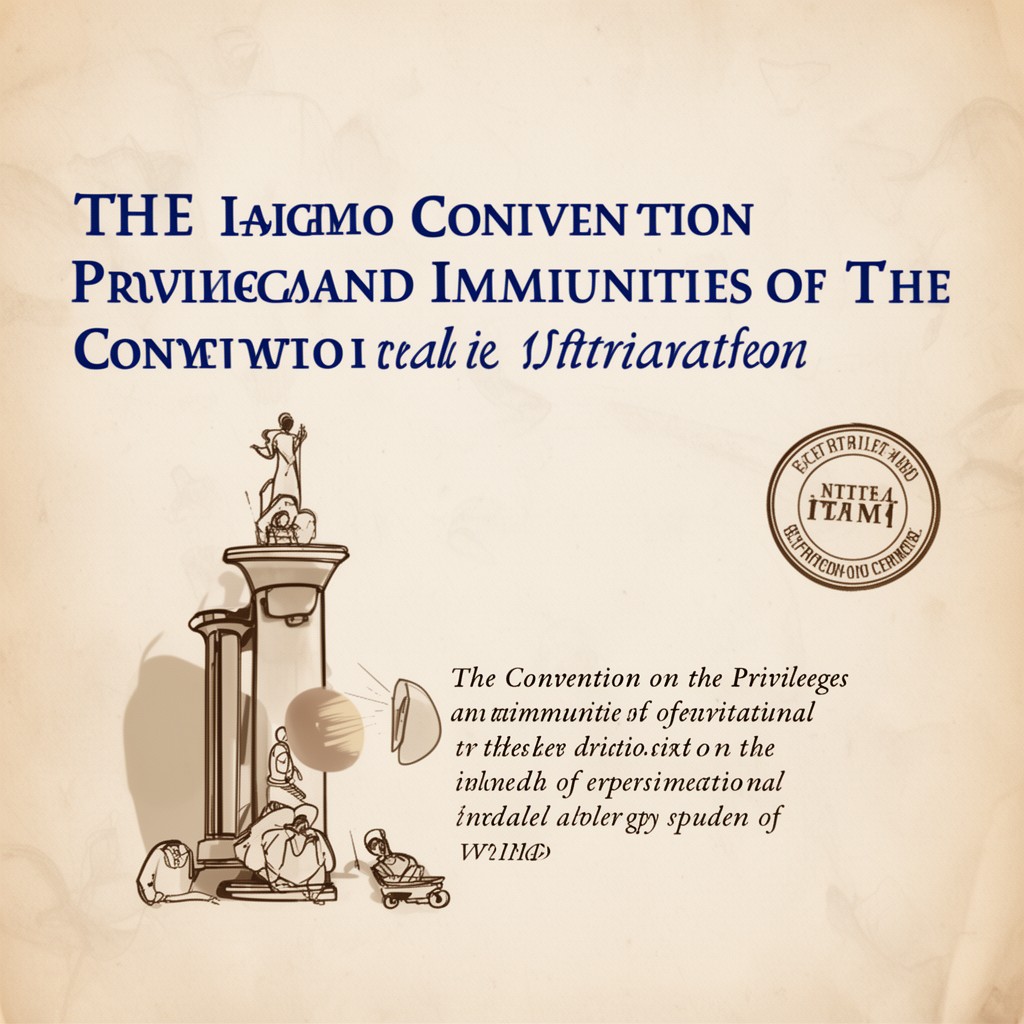 AI-generated illustration of Convention on the Privileges and Immunities of the United Nations