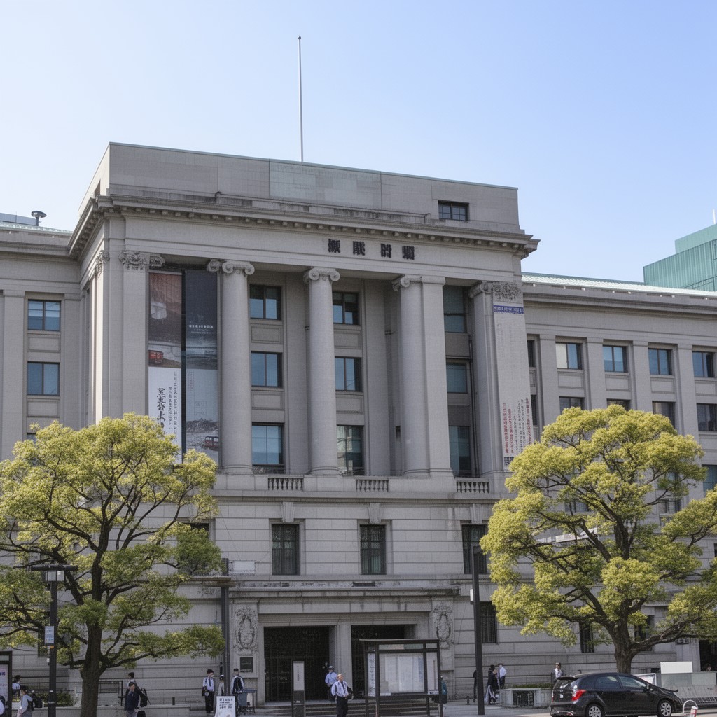 AI-generated illustration of Hiroshima High Court