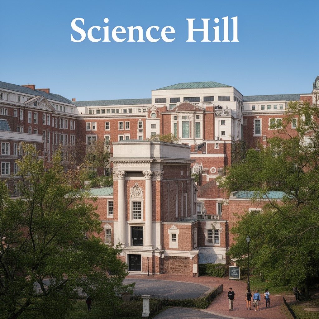 AI-generated illustration of Science Hill