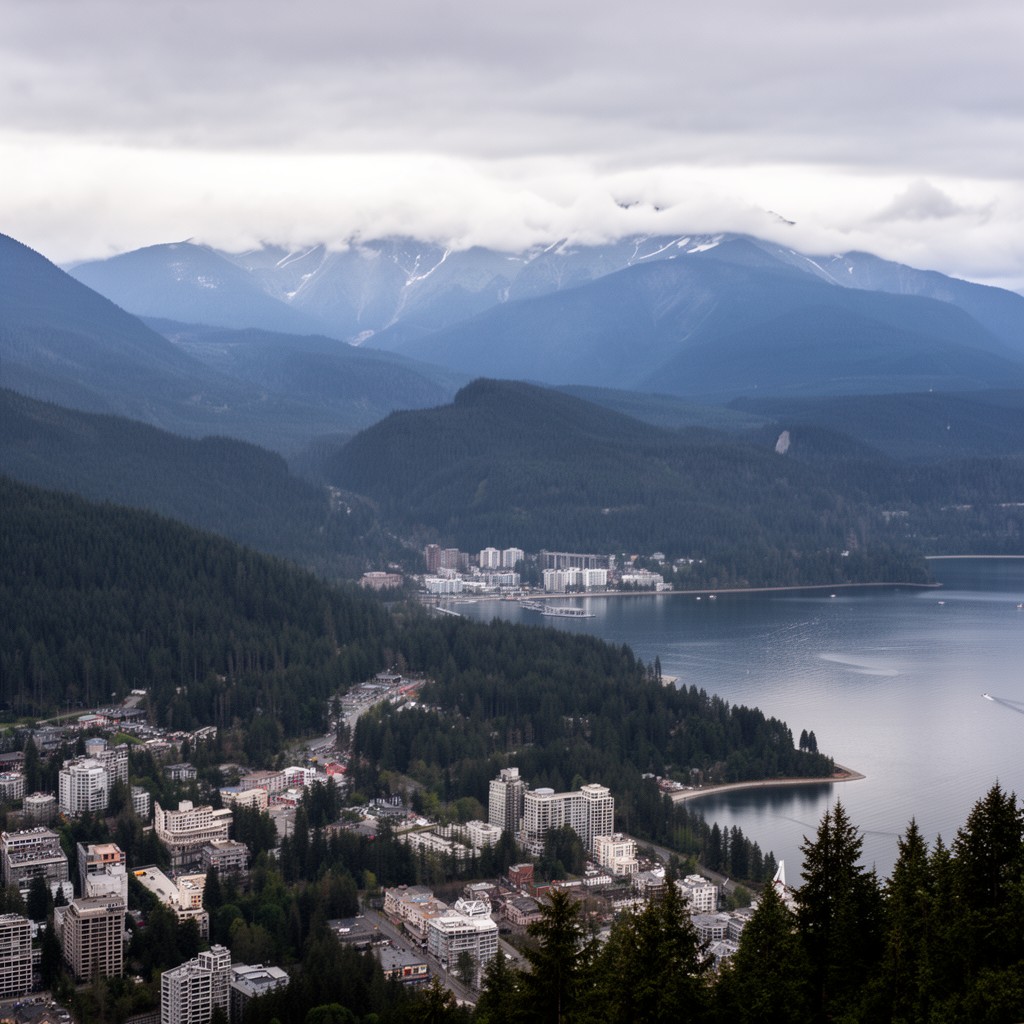 AI-generated illustration of British Columbia