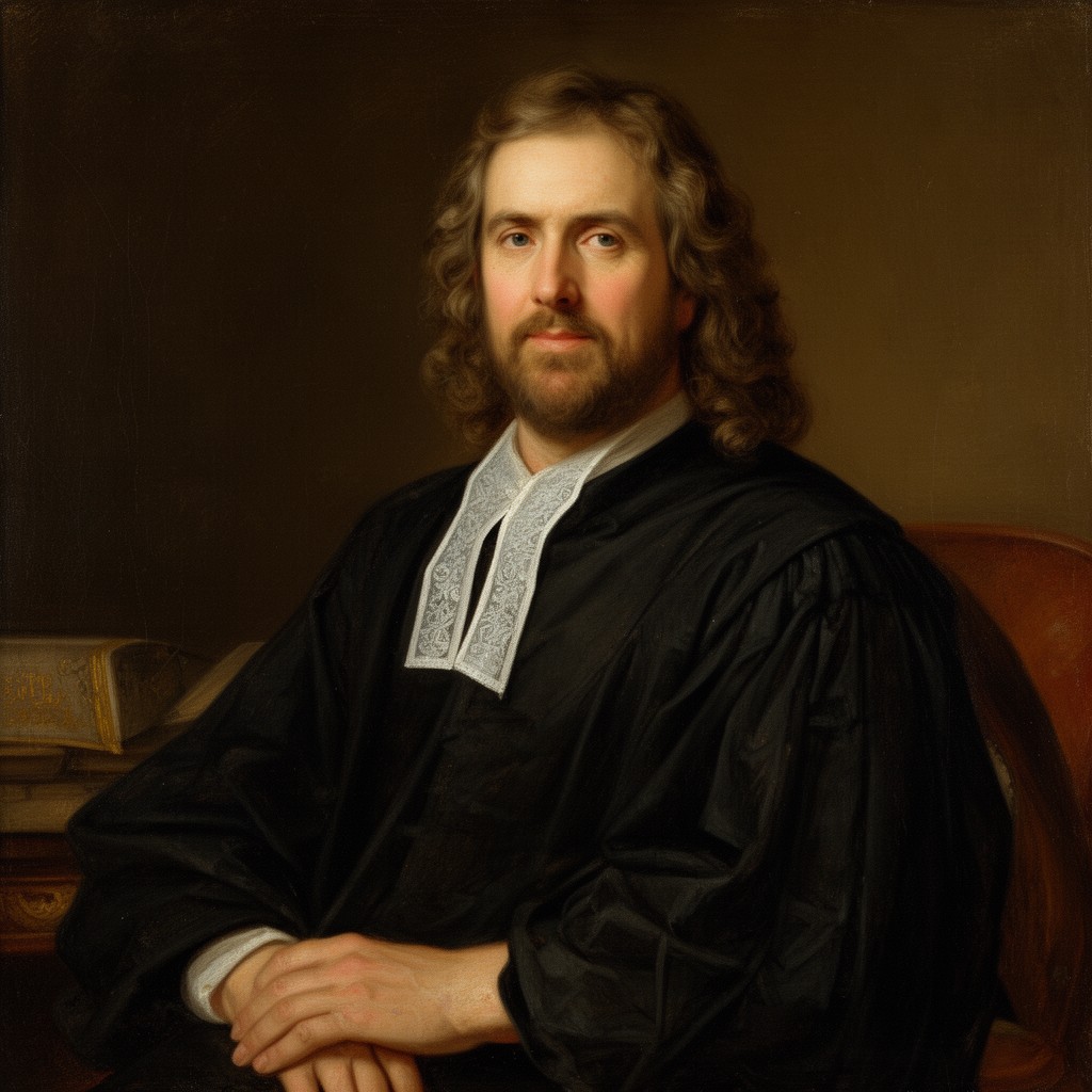AI-generated illustration of John Winthrop