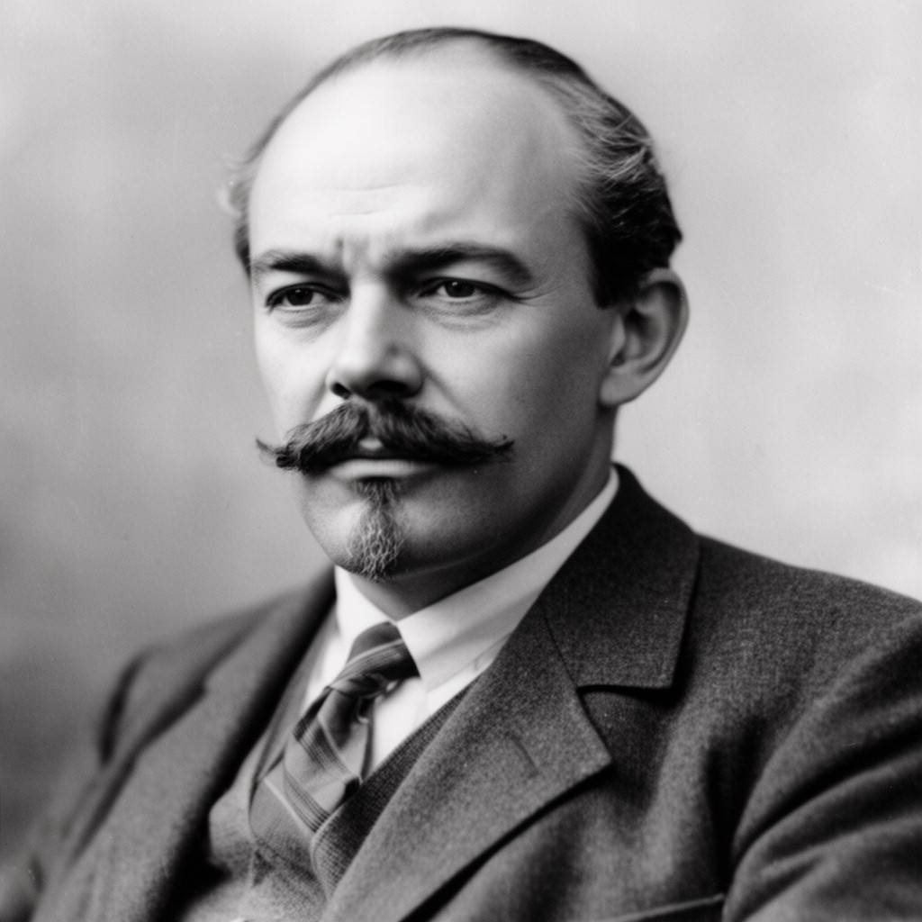 AI-generated illustration of Vladimir Lenin
