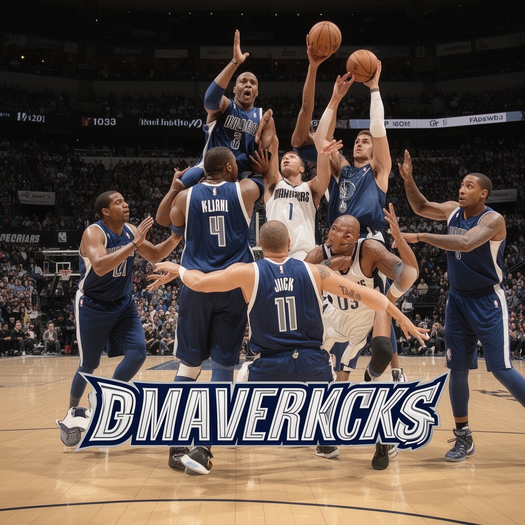 AI-generated illustration of Dallas Mavericks