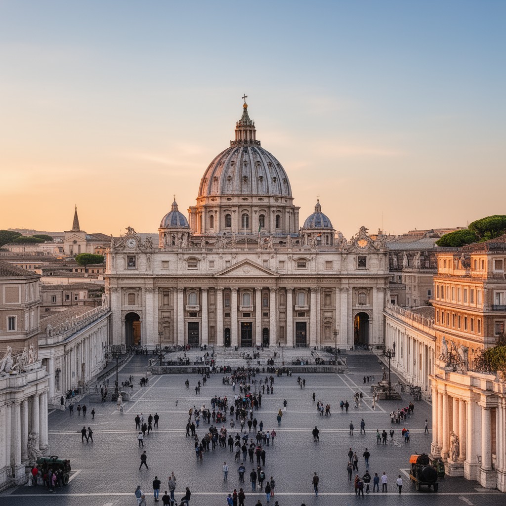 AI-generated illustration of Vatican City