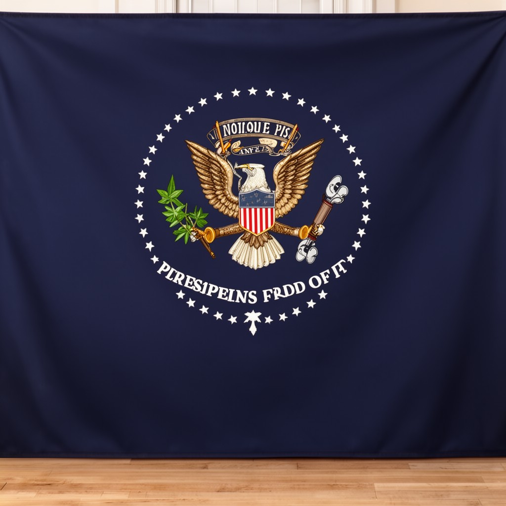 AI-generated illustration of Flag of the President of the United States