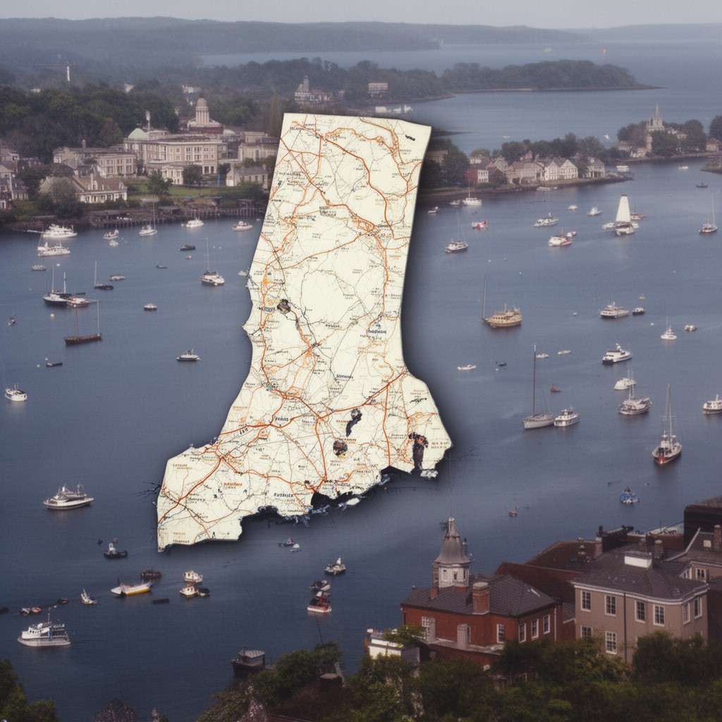 AI-generated illustration of Rhode Island