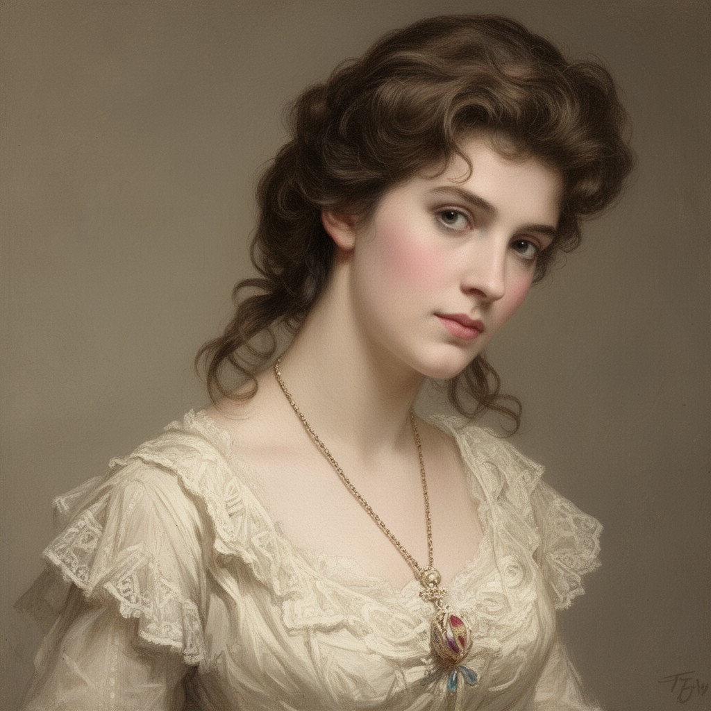 AI-generated illustration of Jennie Jerome