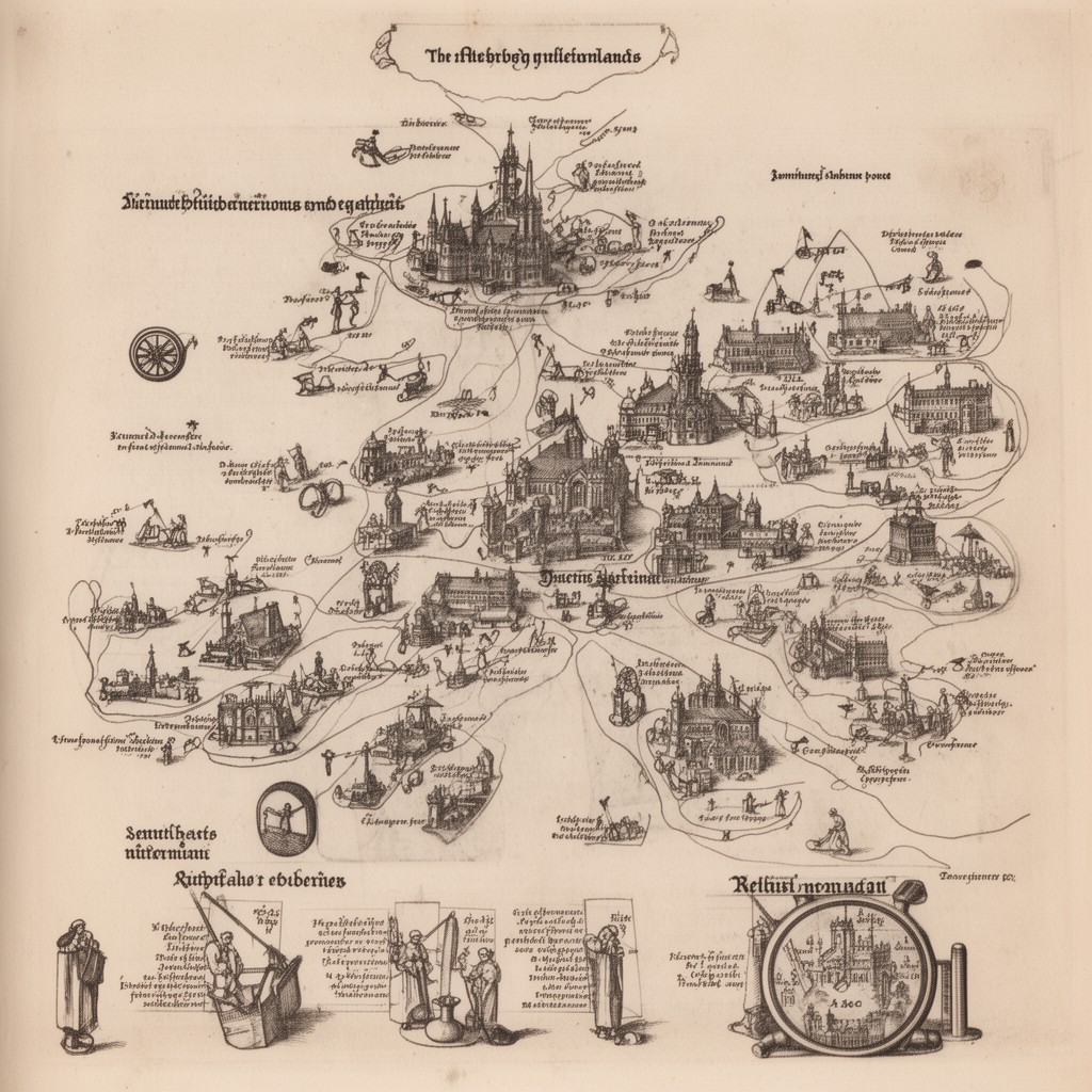 AI-generated illustration of Habsburg Netherlands