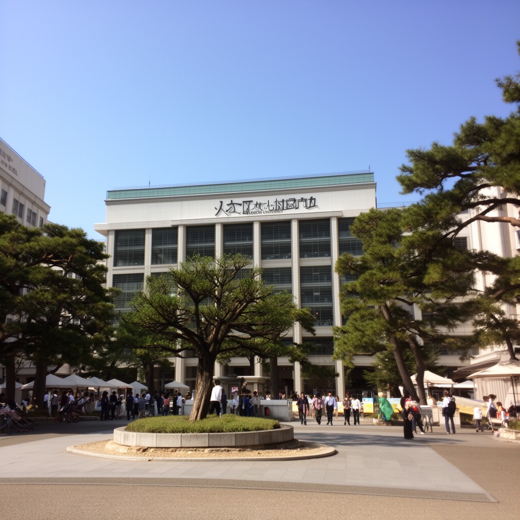 AI-generated illustration of Nagoya University