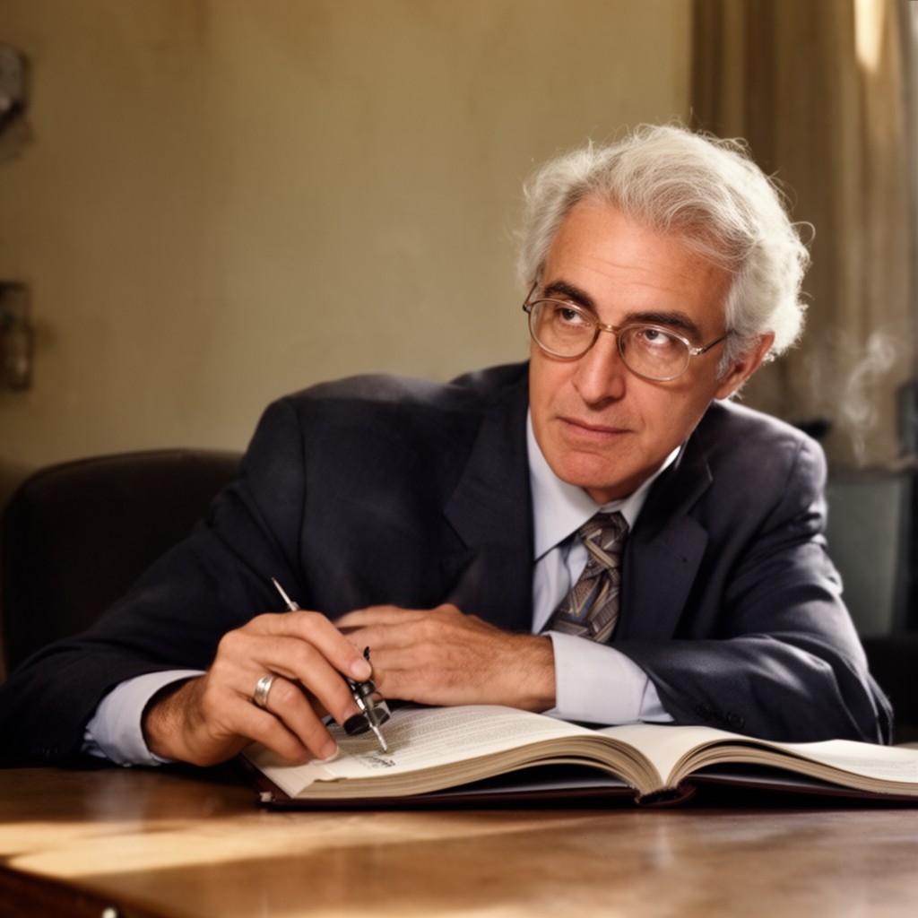 AI-generated illustration of Marcello Truzzi