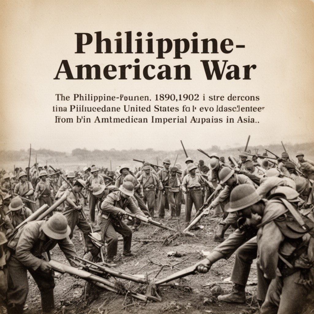 AI-generated illustration of Philippine–American War