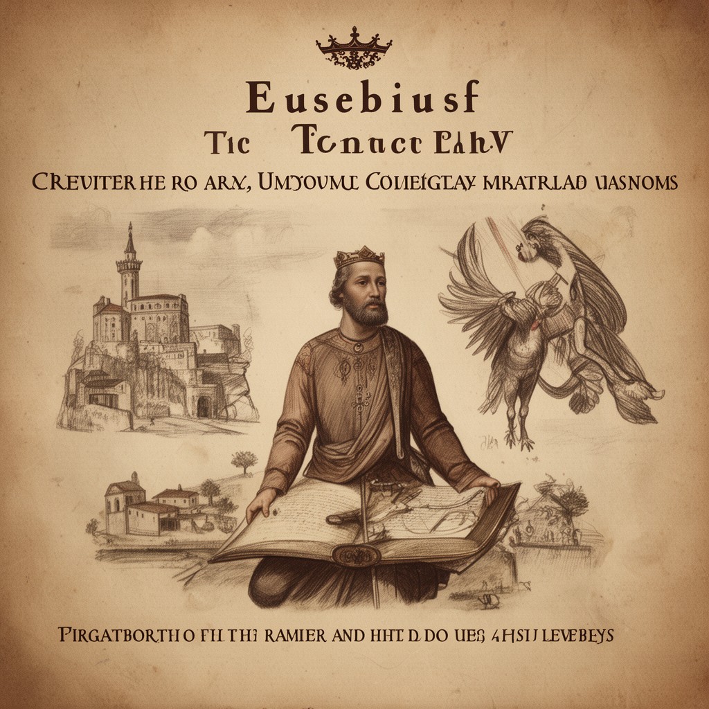 AI-generated illustration of Eusebius of Caesarea