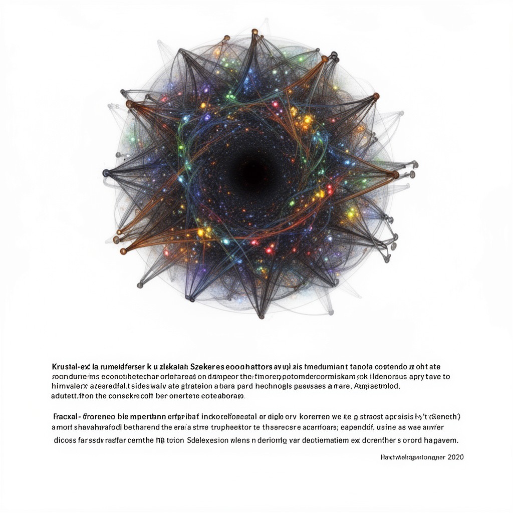 AI-generated illustration of Kruskal–Szekeres coordinates
