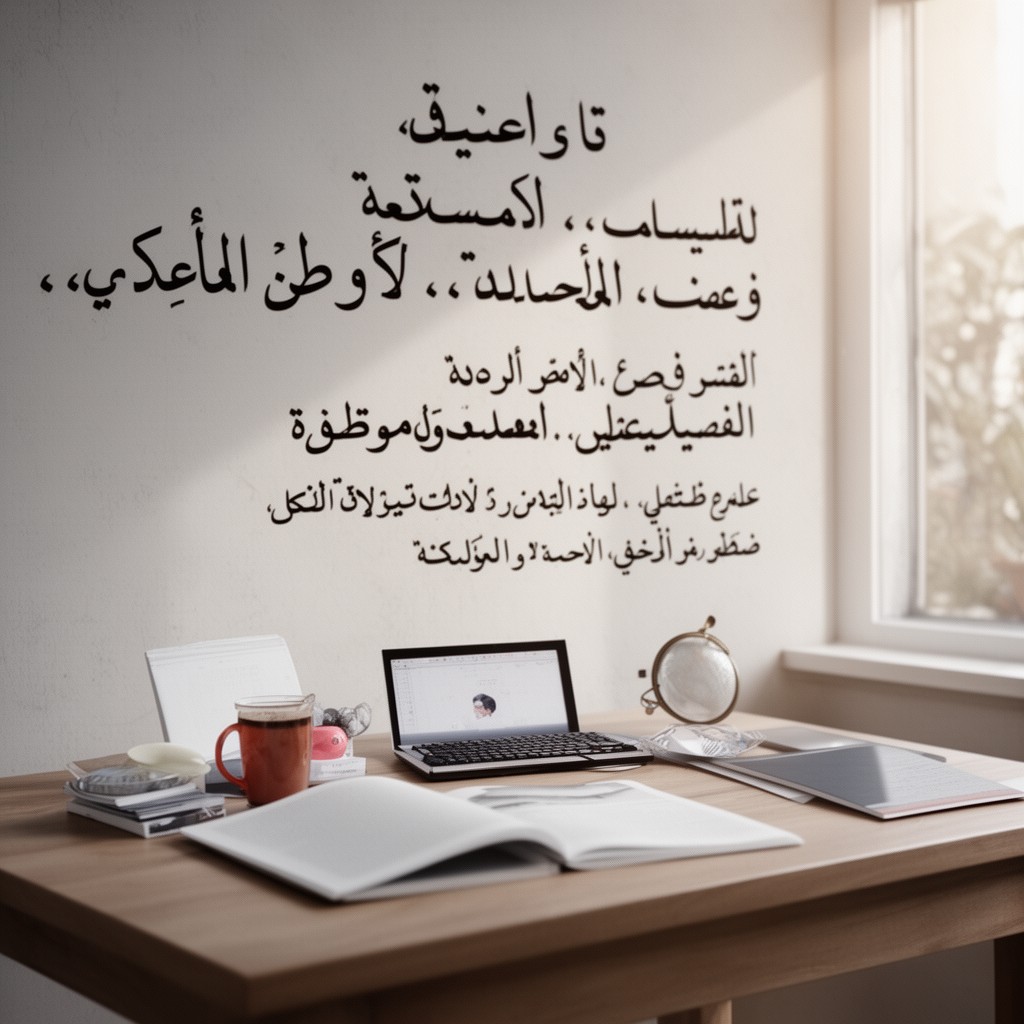 AI-generated illustration of Modern Standard Arabic