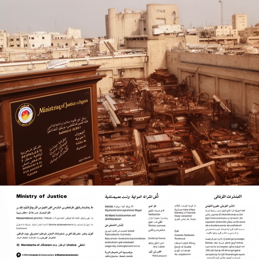 AI-generated illustration of Ministry of Justice of Egypt