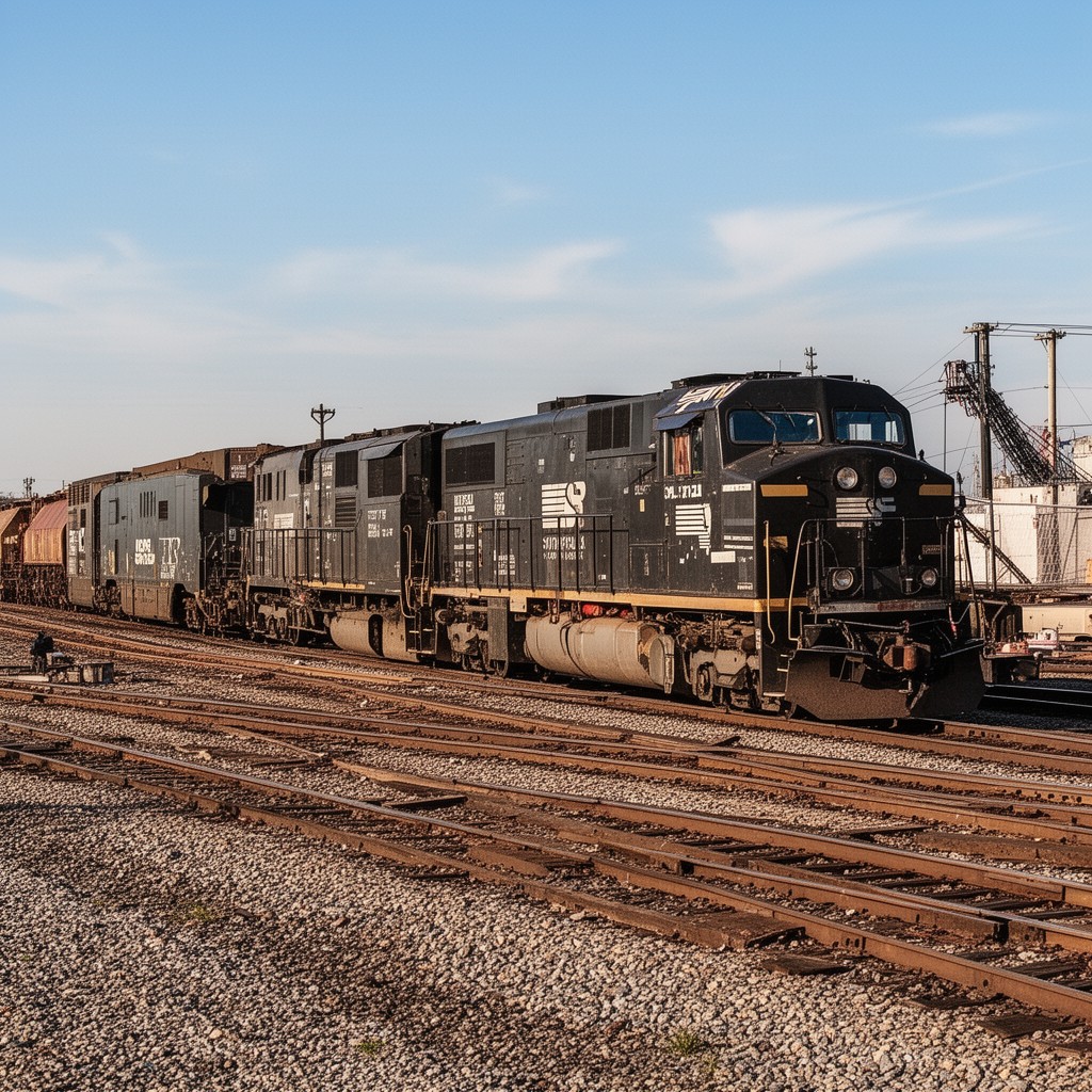 AI-generated illustration of Norfolk Southern Railway