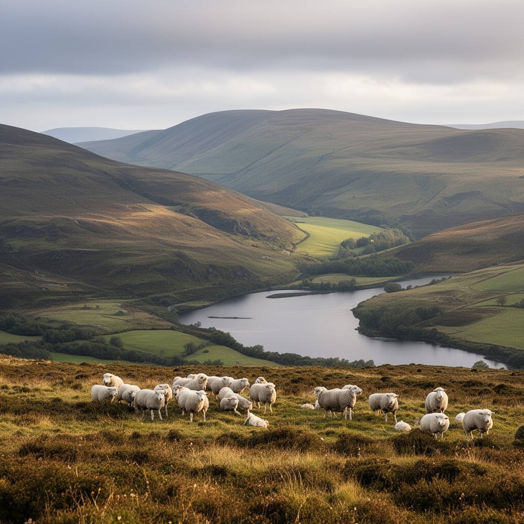 AI-generated illustration of Southern Uplands