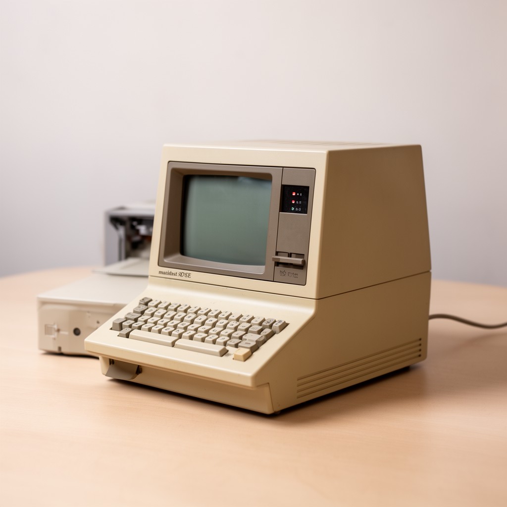 AI-generated illustration of Macintosh SE