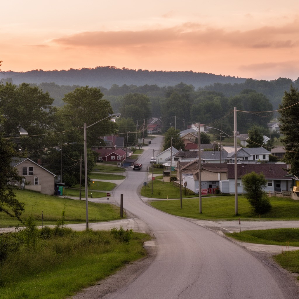 AI-generated illustration of Magnolia, Kentucky