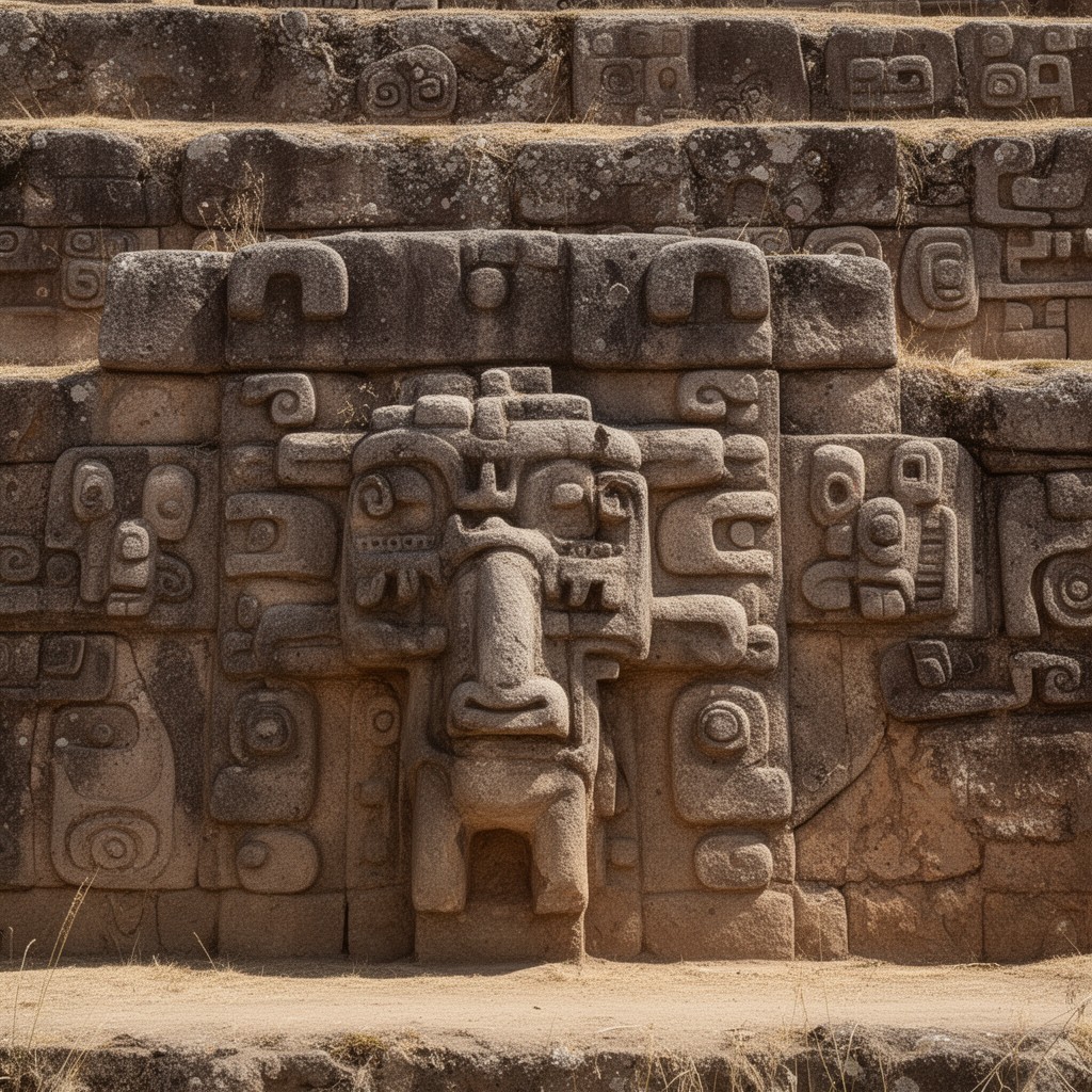 AI-generated illustration of Chavín culture