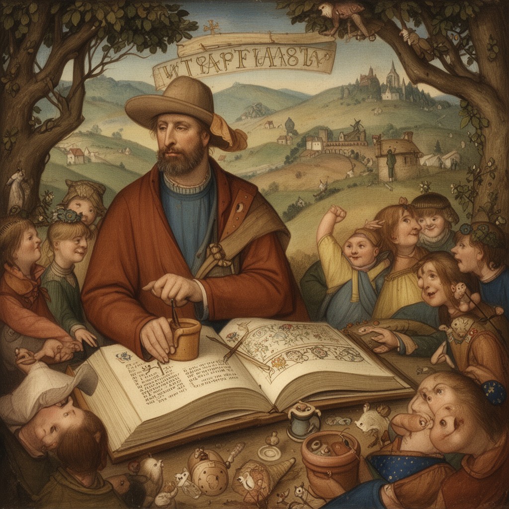 AI-generated illustration of Piers Plowman