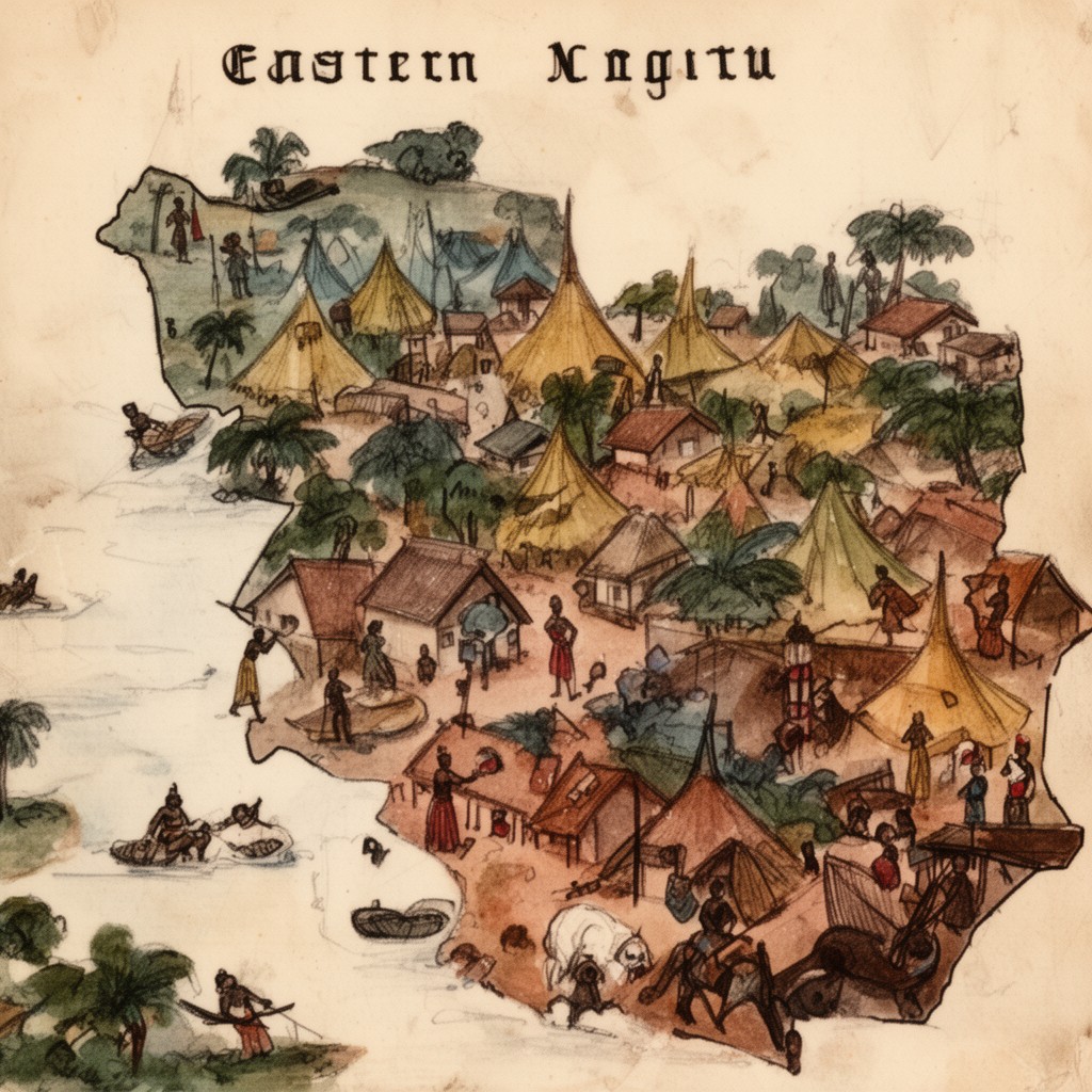 AI-generated illustration of Eastern Nigeria