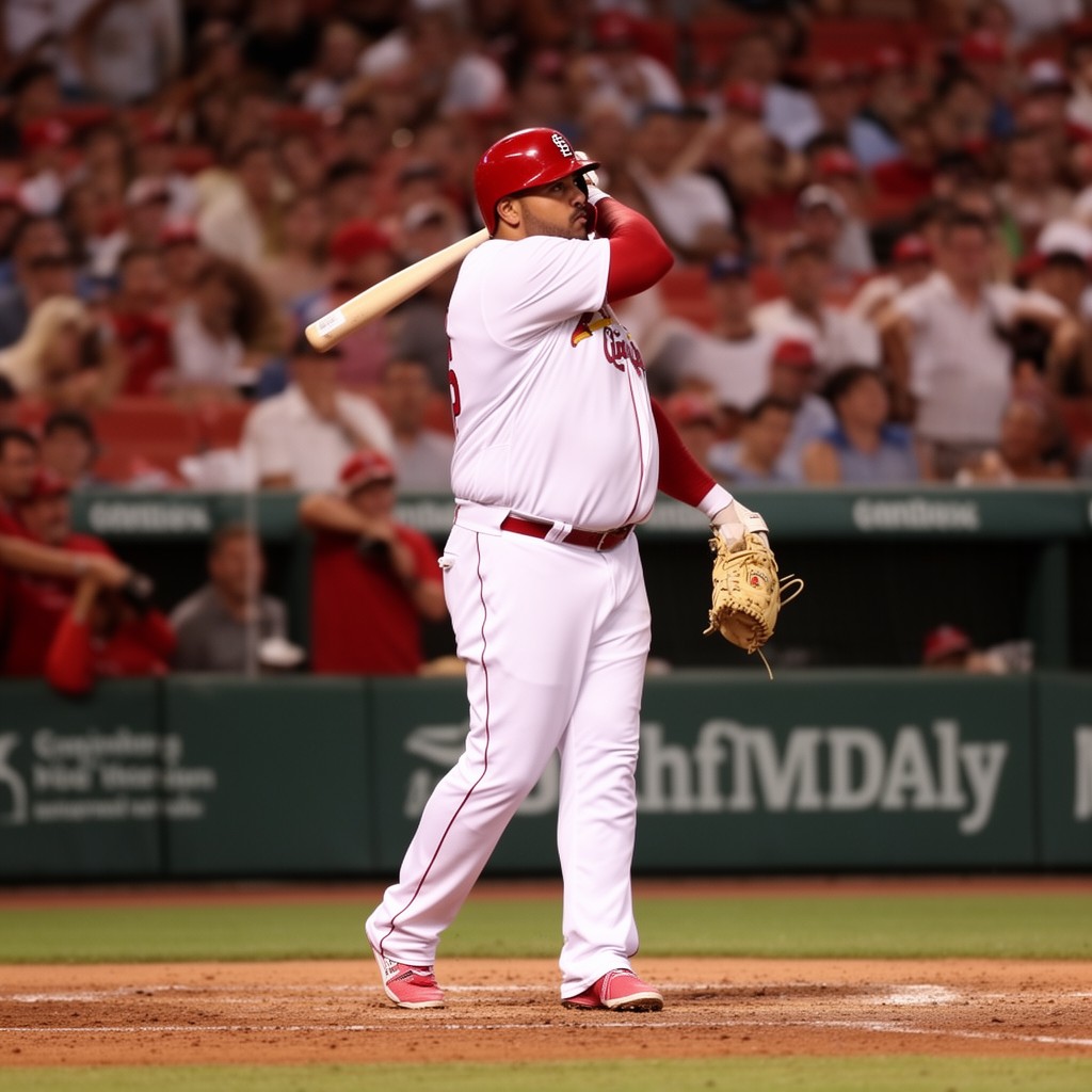 AI-generated illustration of Albert Pujols