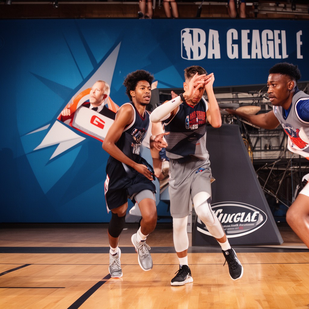 AI-generated illustration of NBA G League