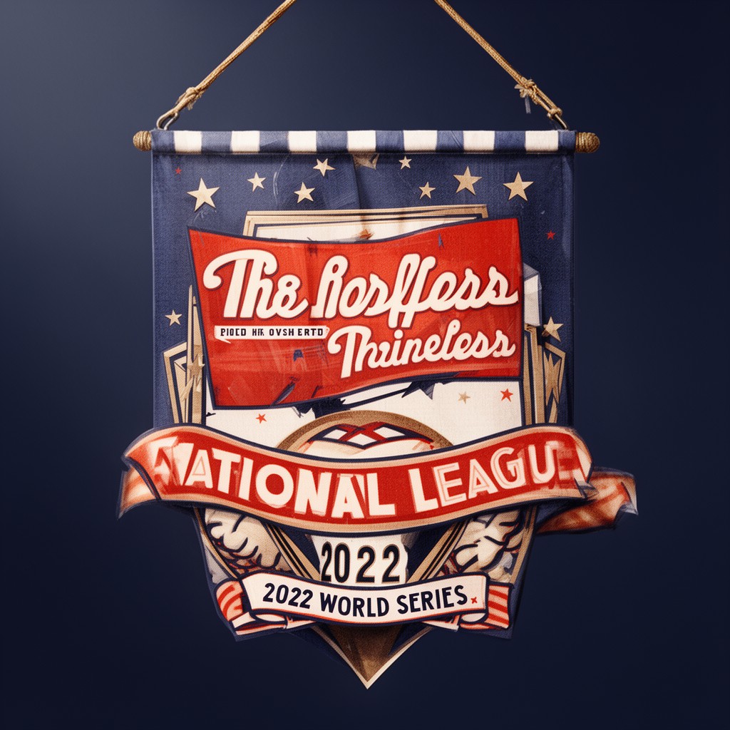 AI-generated illustration of 2022 National League pennant