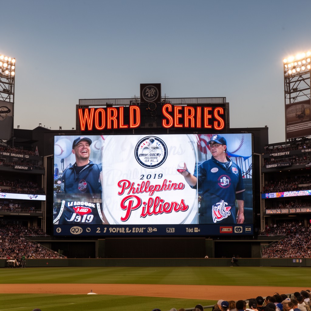 AI-generated illustration of 2009 World Series