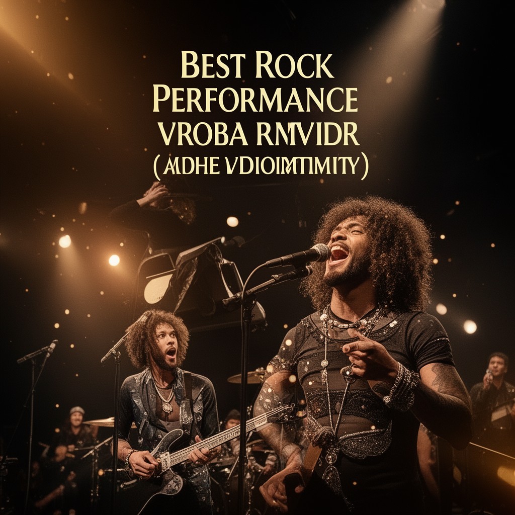 AI-generated illustration of Best Rock Performance