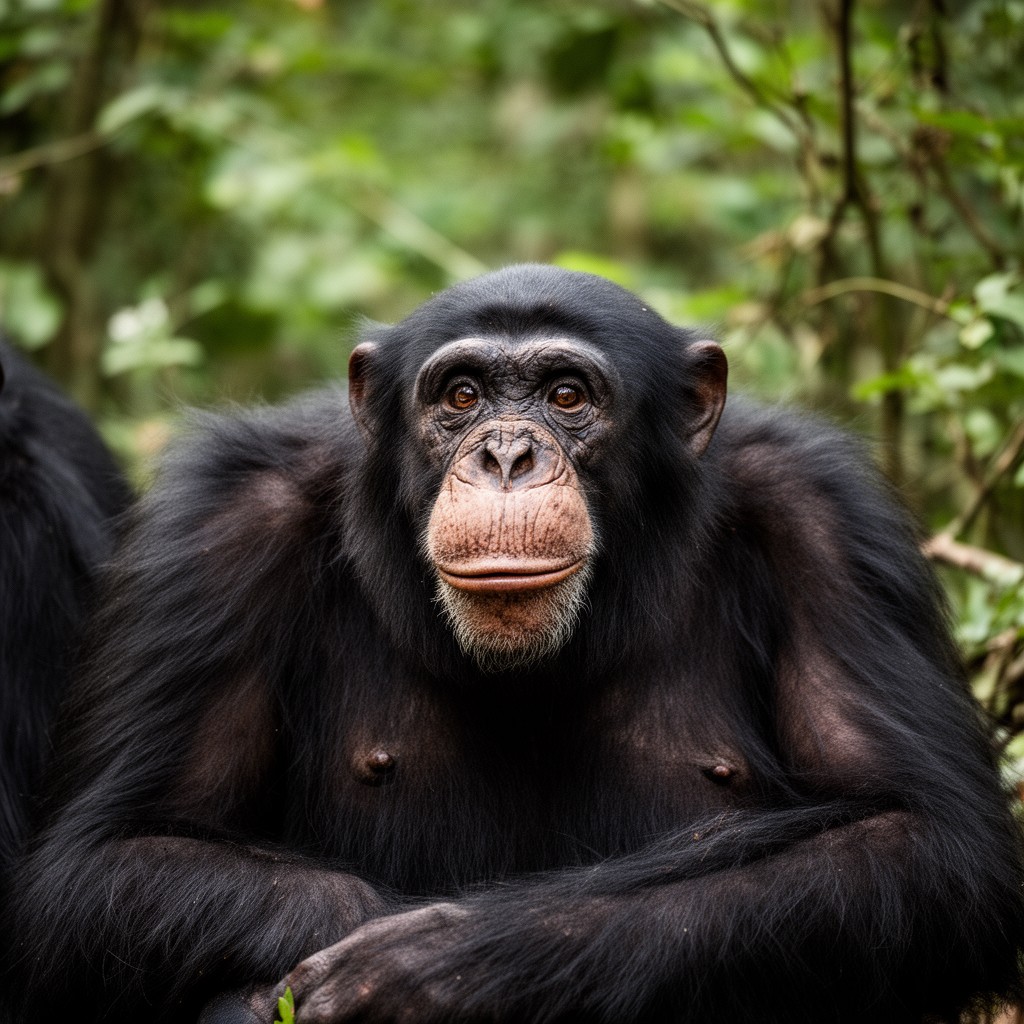 AI-generated illustration of The Chimpanzees of Gombe: Patterns of Behavior