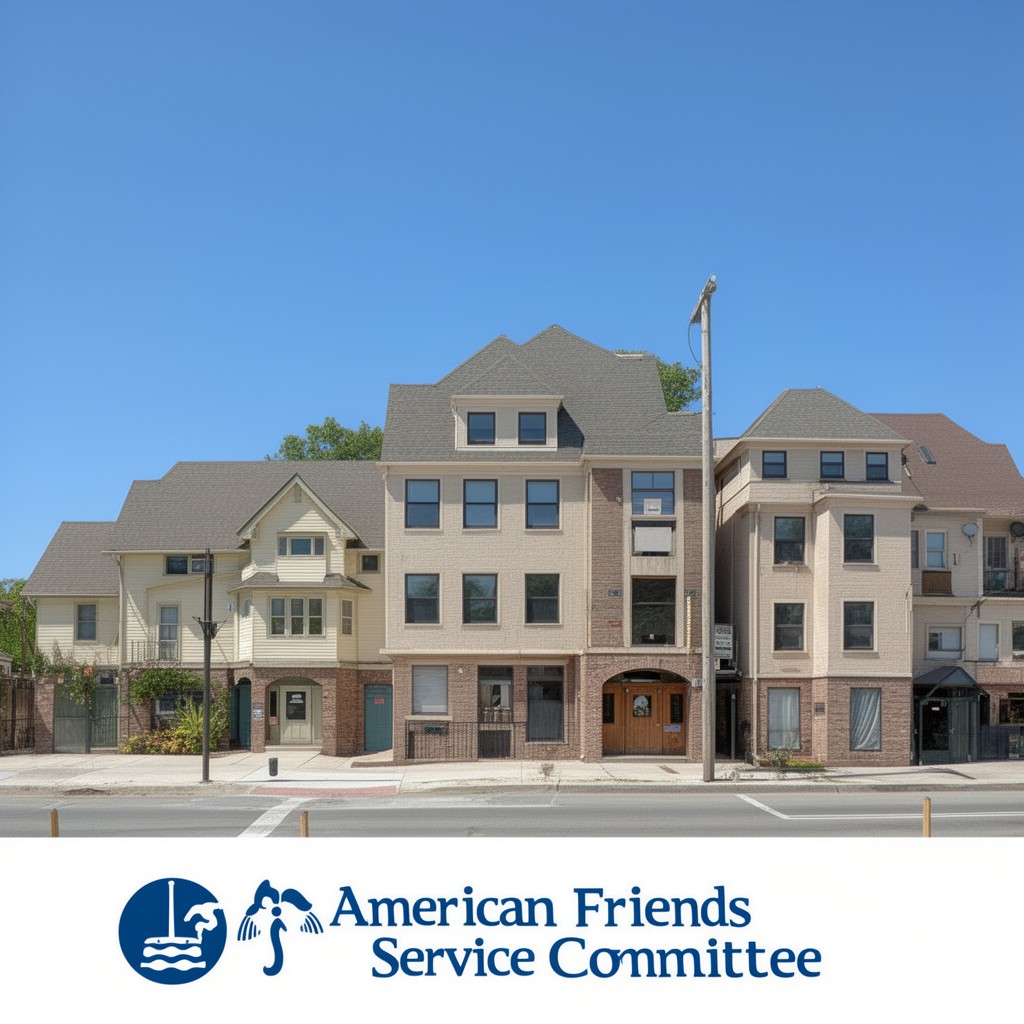 AI-generated illustration of American Friends Service Committee