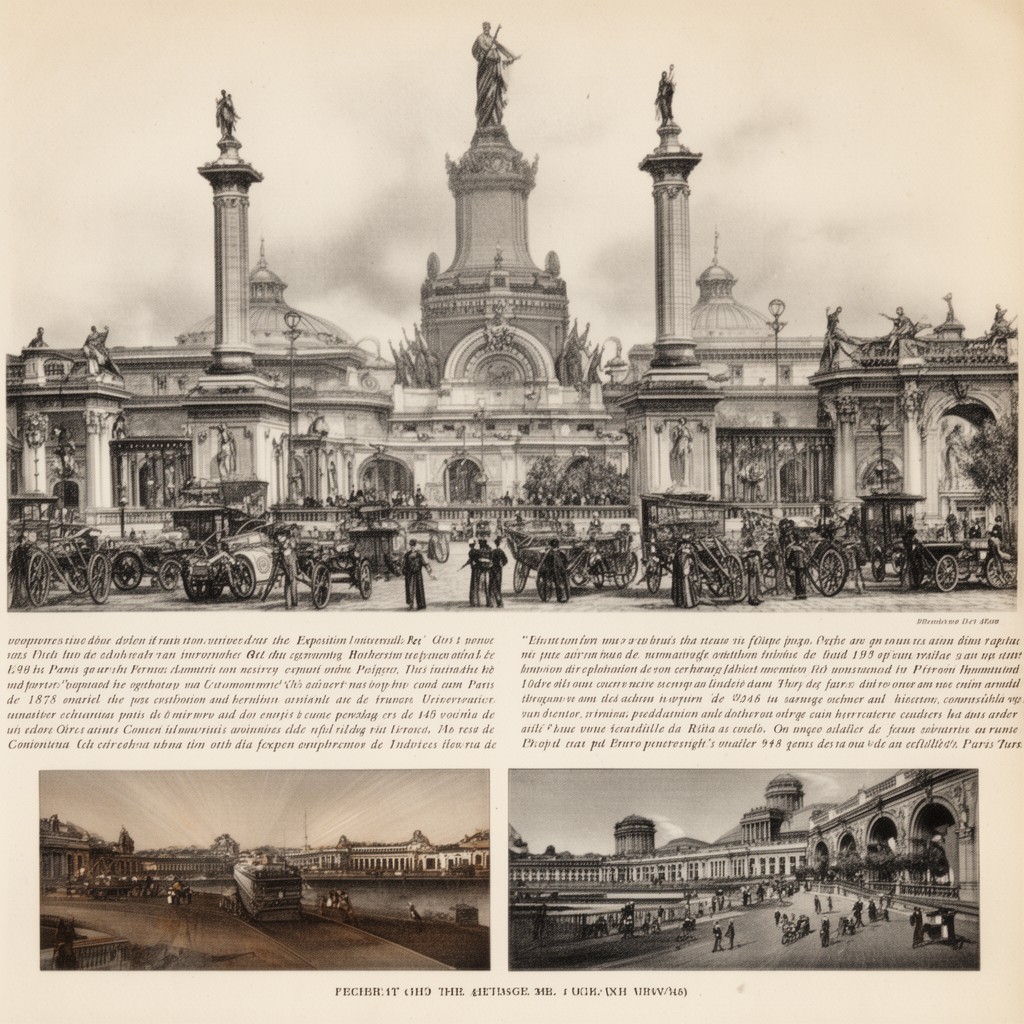AI-generated illustration of 1878 Exposition Universelle