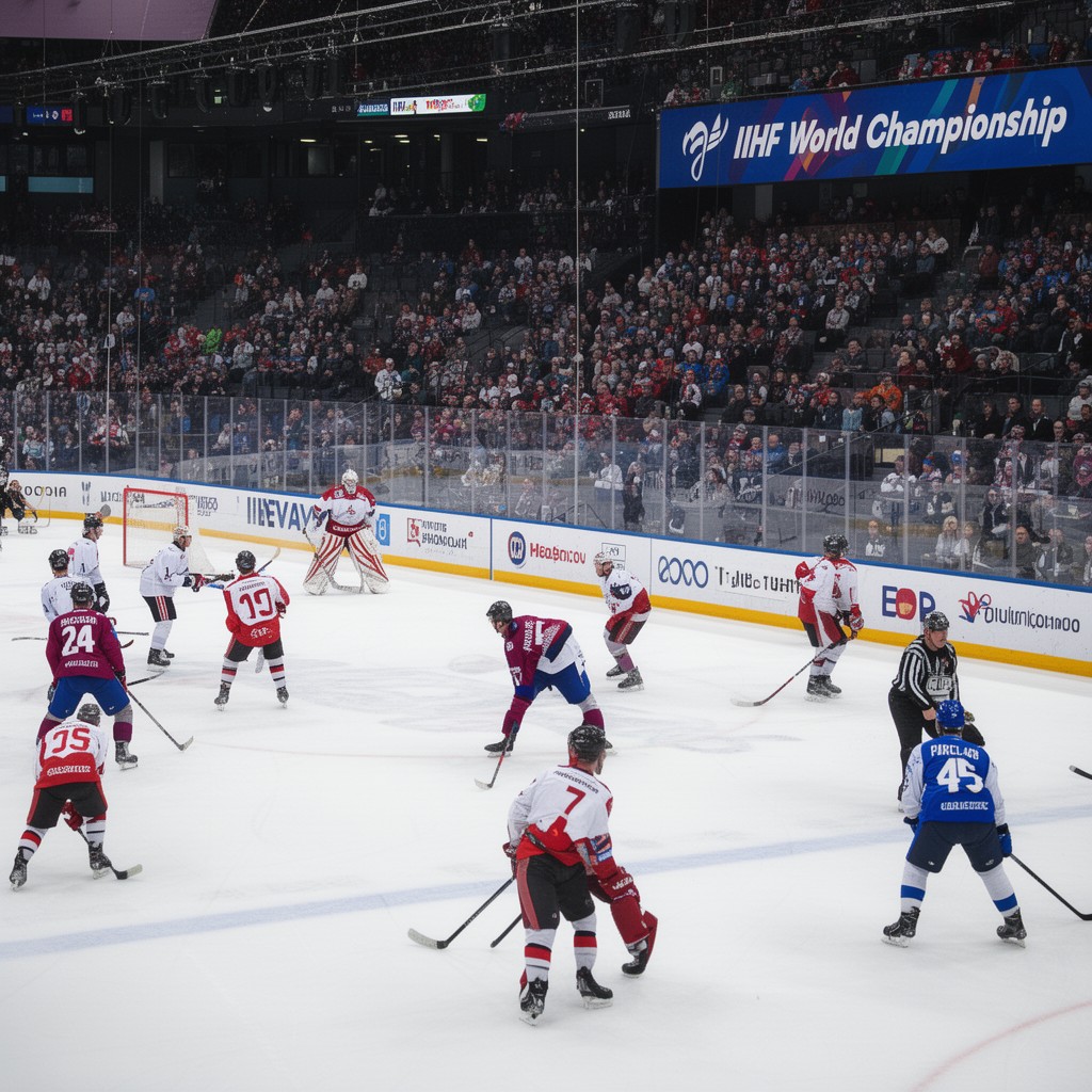 AI-generated illustration of IIHF World Championship