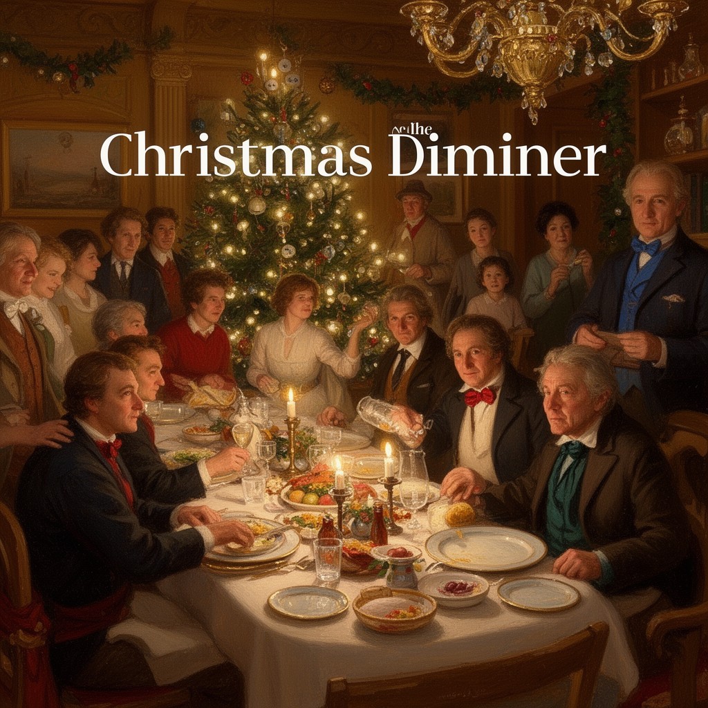 AI-generated illustration of The Christmas Dinner
