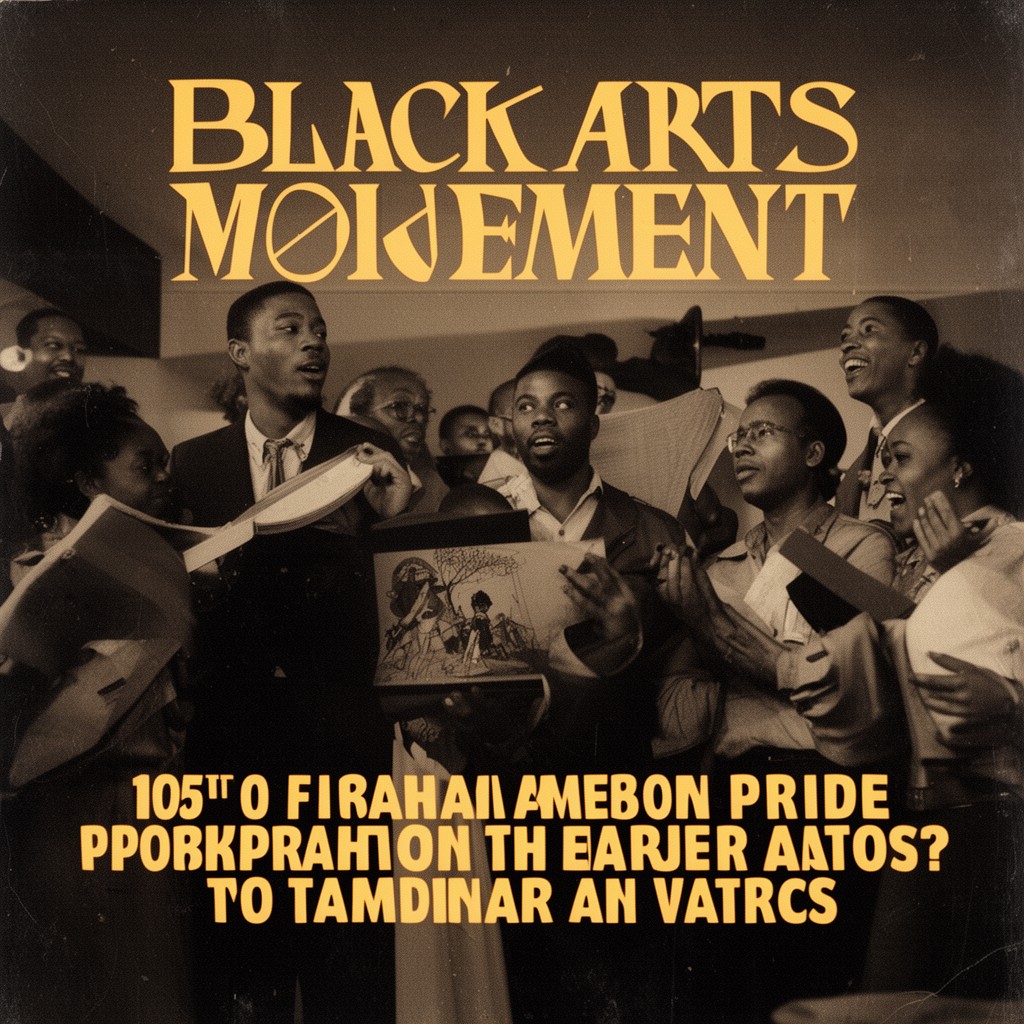 AI-generated illustration of Black Arts Movement