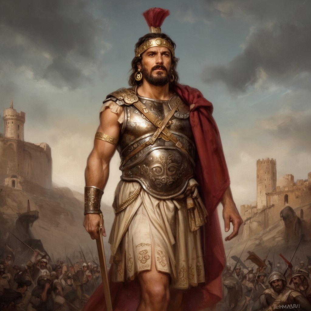 AI-generated illustration of Hannibal (Carthaginian general)