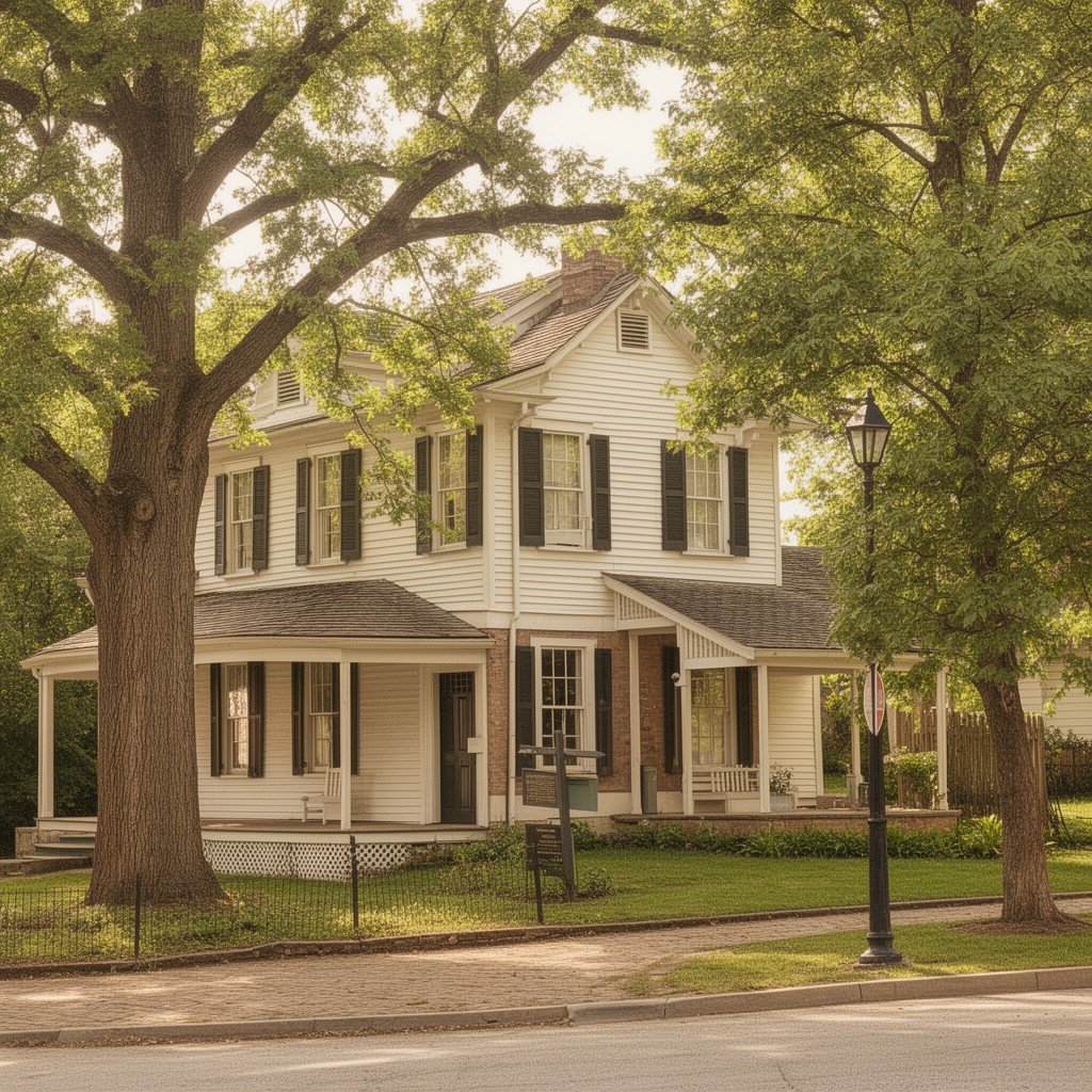 AI-generated illustration of Mark Twain Boyhood Home and Museum
