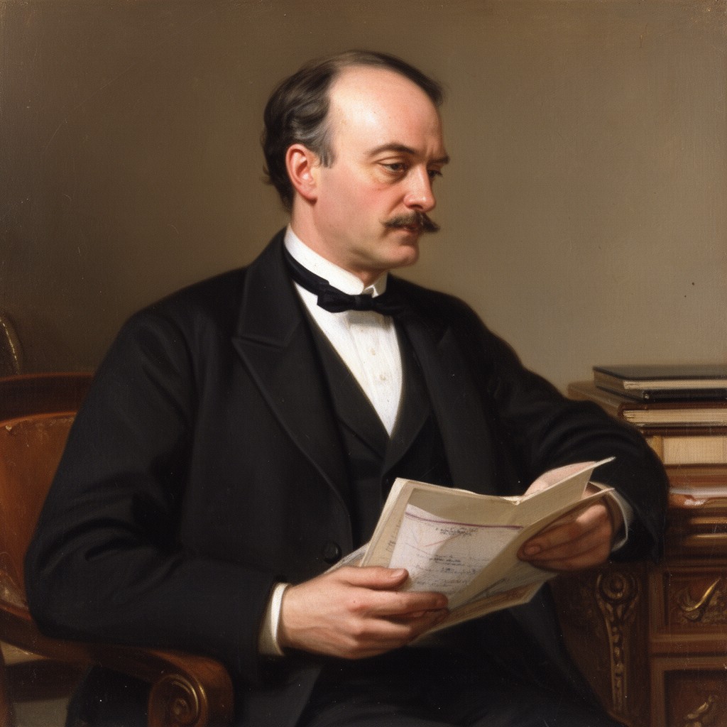 AI-generated illustration of Giuseppe Mercalli